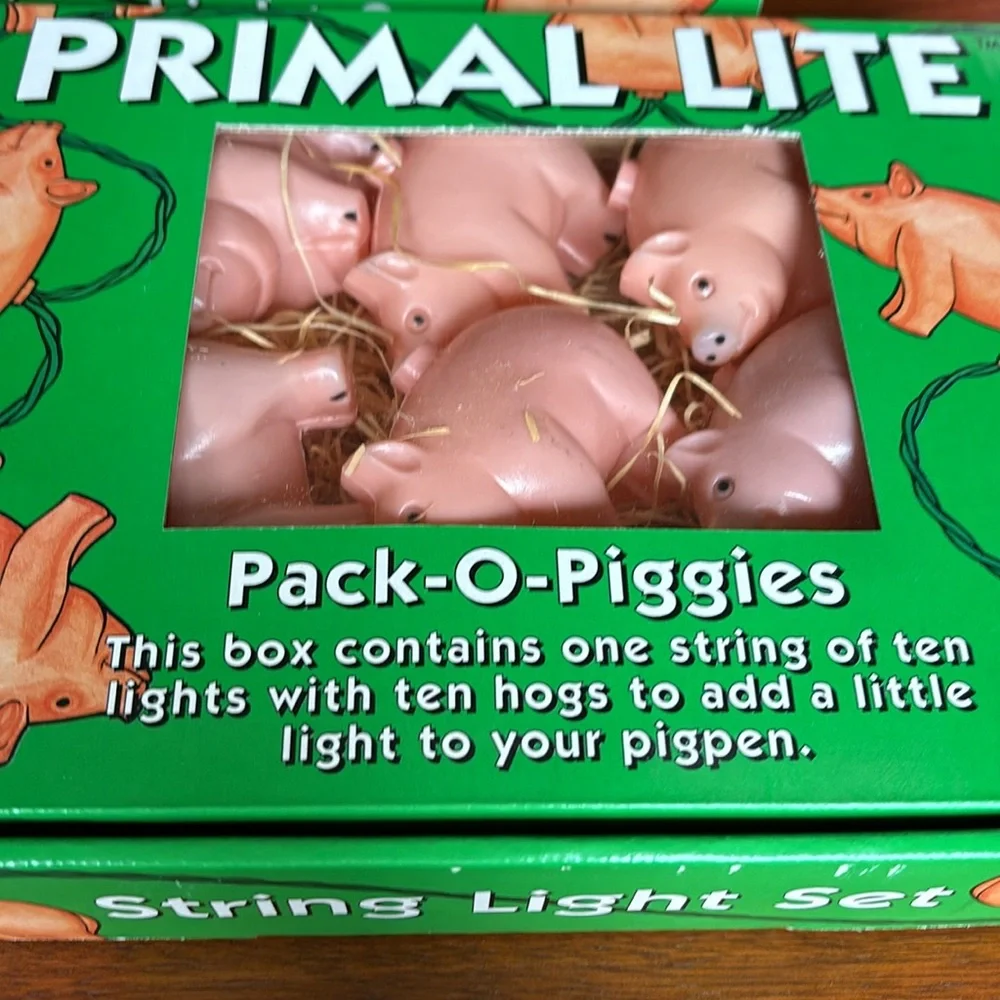 Piggy Light Strings (2 sets)